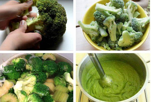 Пюре из брокколи для грудничка, рецепт приготовления