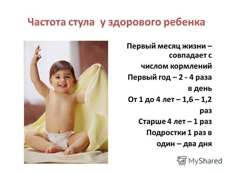 Сколько раз ребёнок должен какать ?