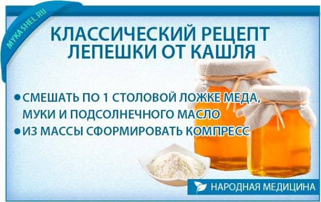 Медовая лепешка от кашля - проверенные рецепты для детей