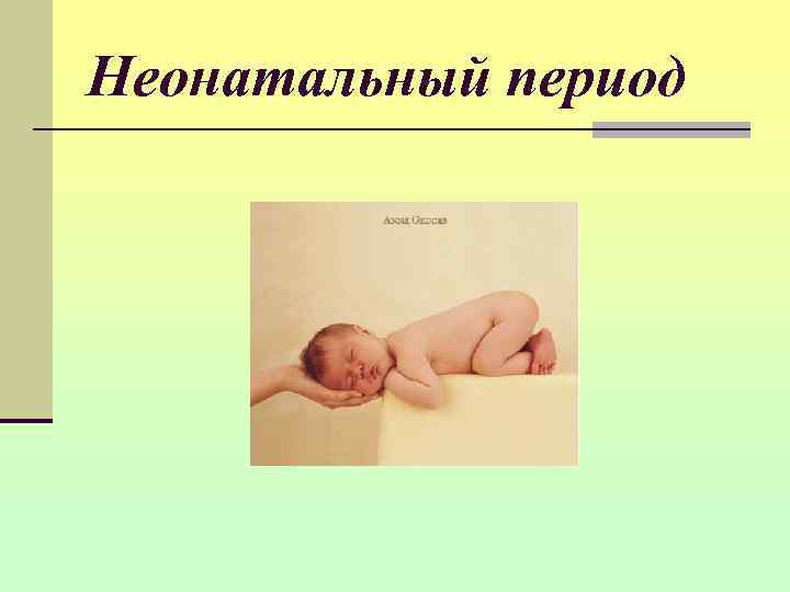Период новорожденности: основные особенности и характеристика