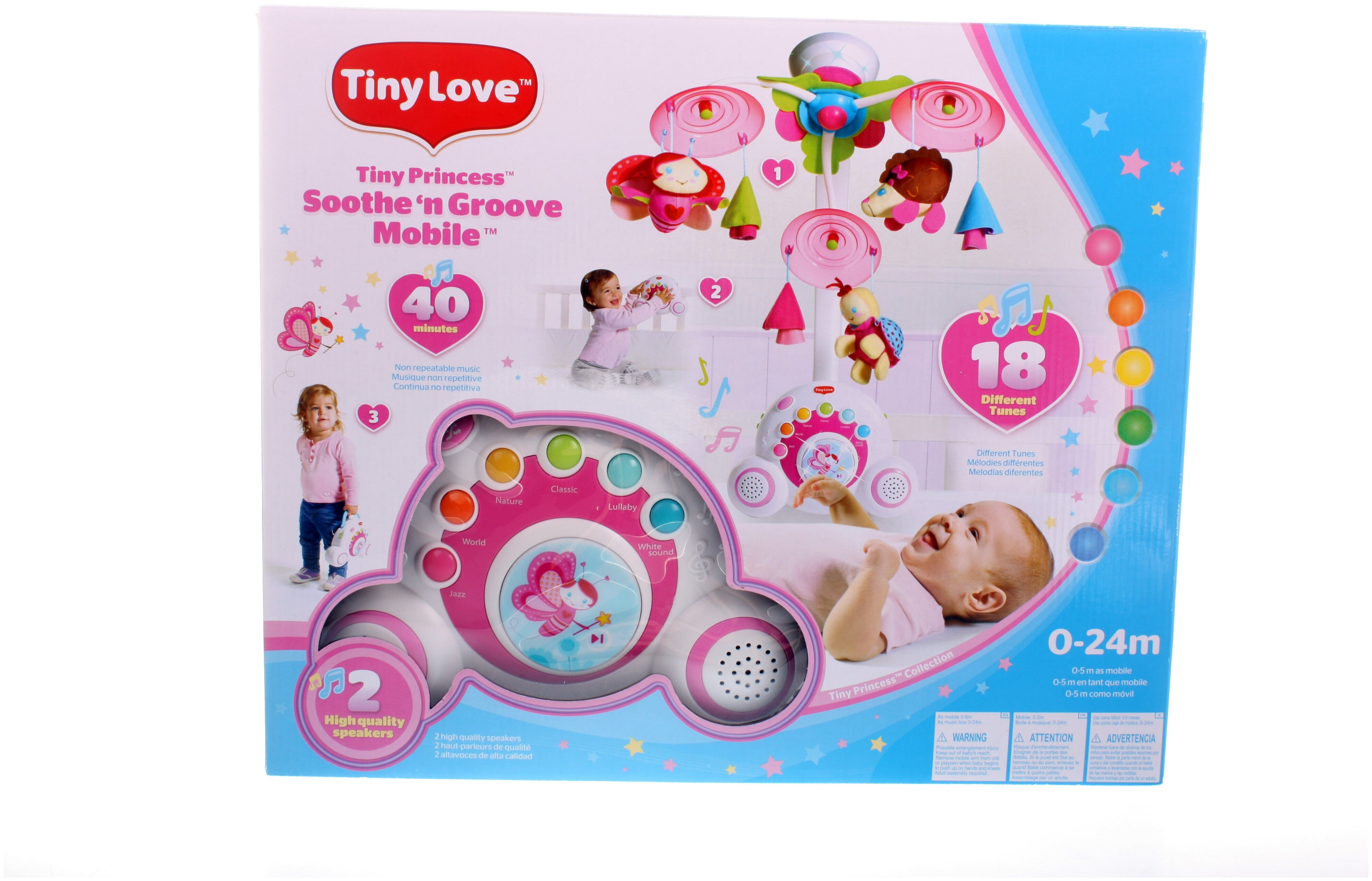 Музыкальный мобиль на кроватку tiny love “моя принцесса”