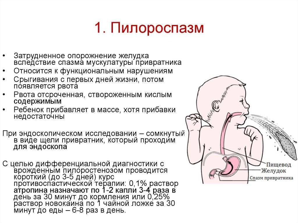 Частые и обильные срыгивания у ребенка до года: причины патологии и меры по ее устранению
