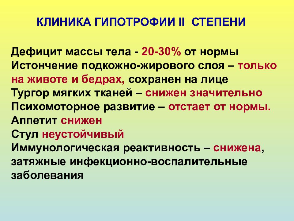 Гипотрофия у детей - причины, диагностика, лечение