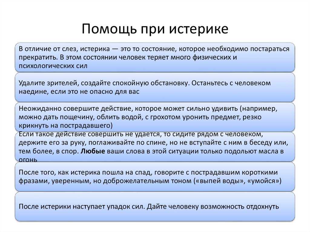 Детские истерики