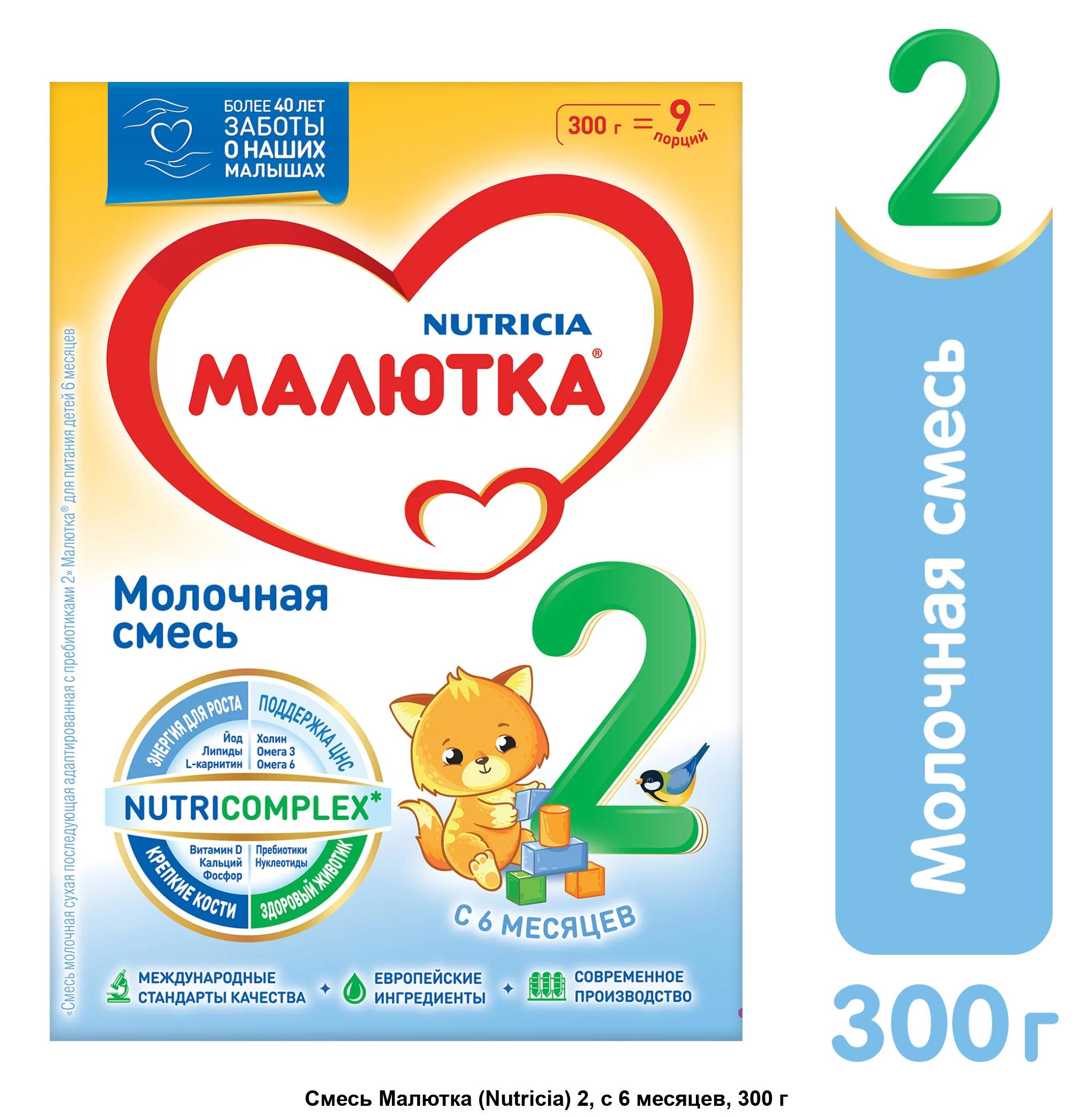 Смесь малютка 🍼: состав детского питания от 0 до 6 месяцев (с рождения), таблица