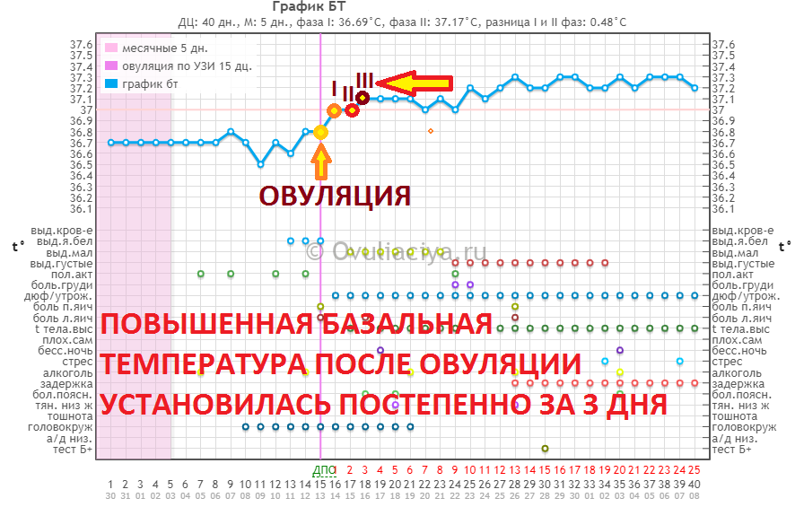 Беременность период овуляции. График базальной температуры с овуляцией. График изменения базальной температуры в течение цикла. График базальной температуры норма и отклонения. График базальной температуры при овуляции.