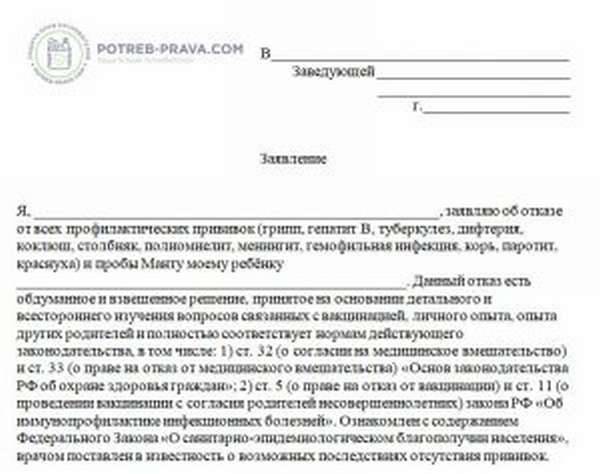 Инструкция: пишем отказ от вакцинации от коронавируса