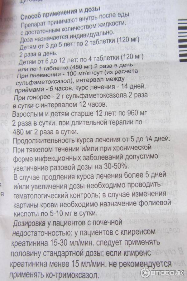 Бисептол при гв