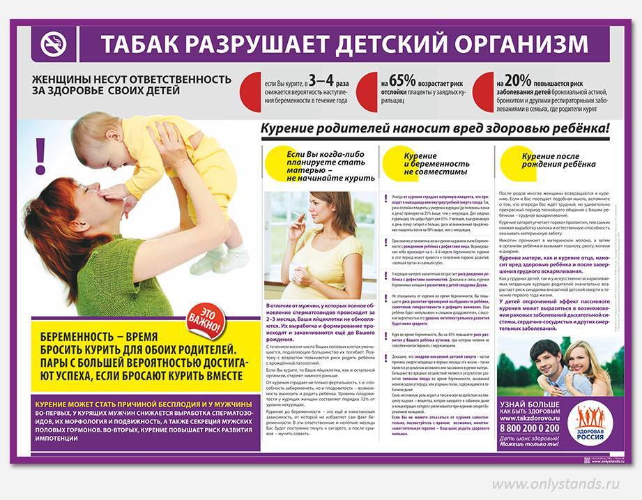 Курение при грудном вскармливании: влияние на ребенка