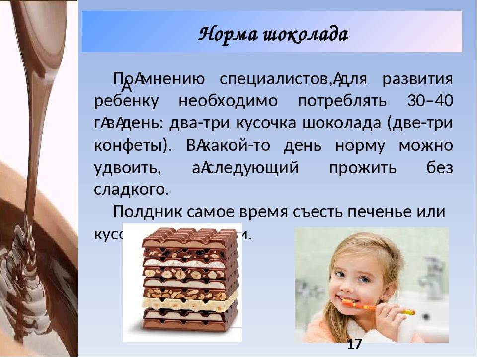 Какой шоколад можно давать детям и с какого возраста