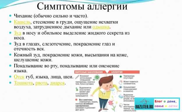 Аллергический кашель у ребенка: 4 вида, 5 симптомов, лечение, как распознать, видео