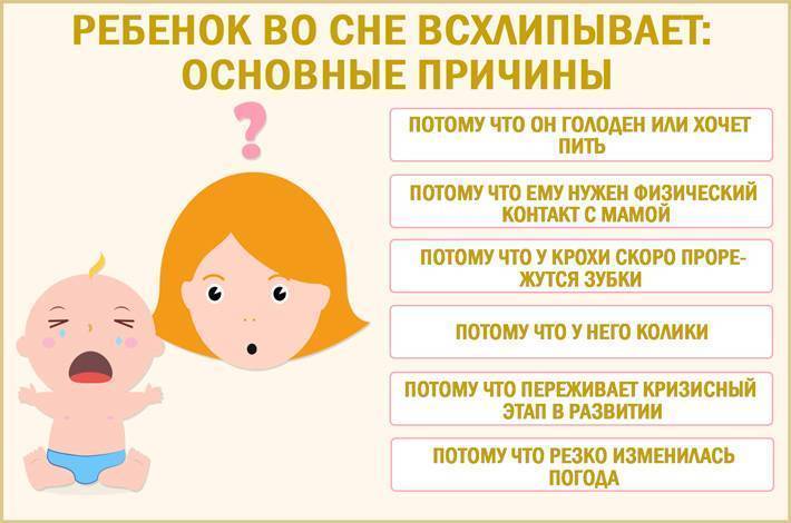 Что делать, если ребенок плачет во сне