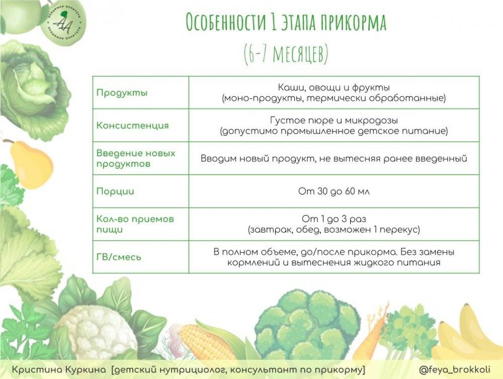Правила прикорма: цветная капуста