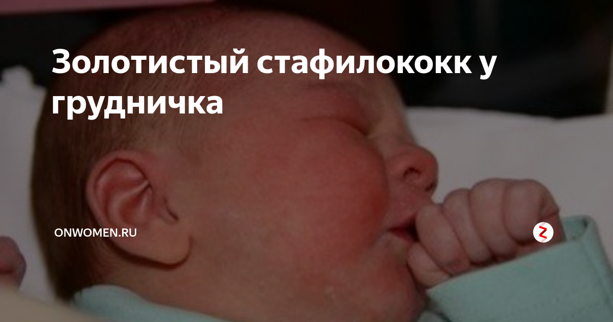 Золотистый стафилококк у грудничка - симптомы и лечение