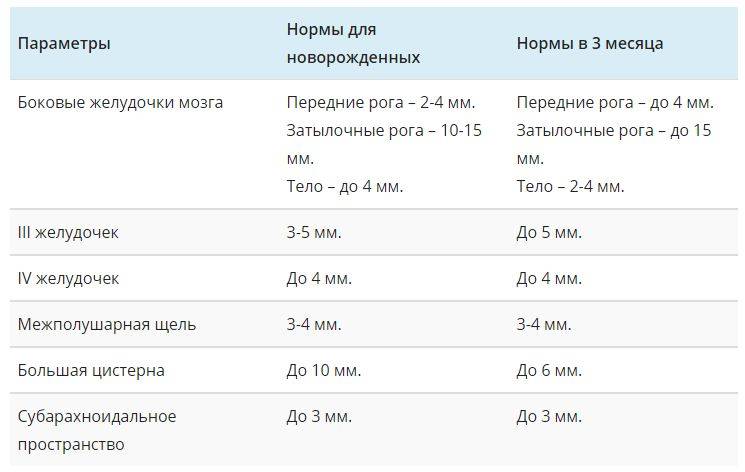 Нейросонография головного мозга новорожденных: нормы, расшифровка, центр, где сделать
