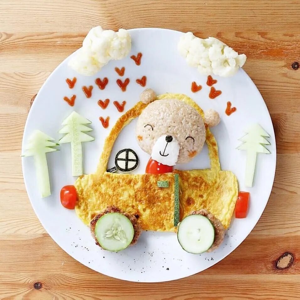 Красивые блюда для детей. Идеи для детского завтрака. Красивая еда для детей. Вкусный и красивый завтрак для детей.