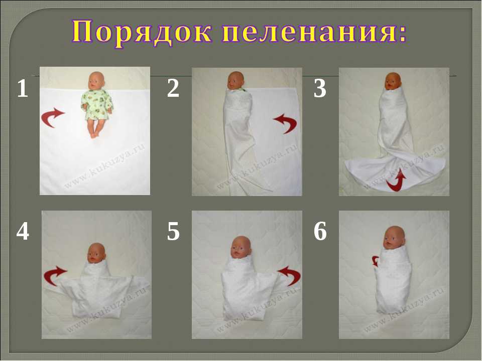 Как пеленать новорожденного ребенка