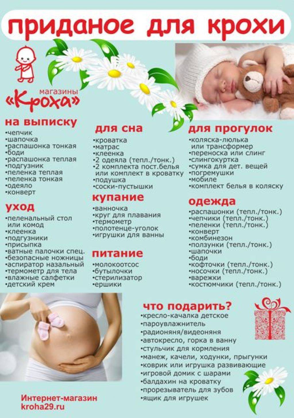 Список вещей для новорожденного: зимой и летом для девочек и мальчиков на первое время