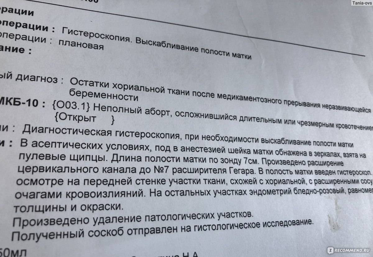 Советы врачей: беременность после гистероскопии полипа эндометрия