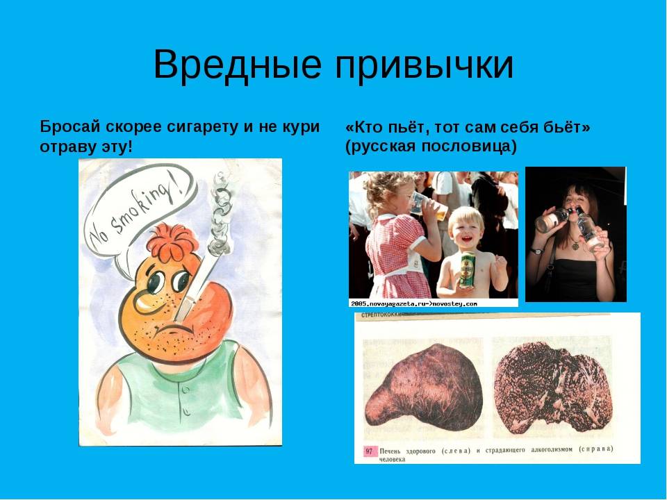 Вредные привычки проект 8 класс