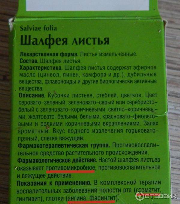 Шалфей для прекращения лактации