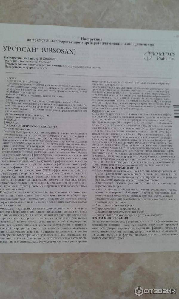 Урсосан для новорожденных
