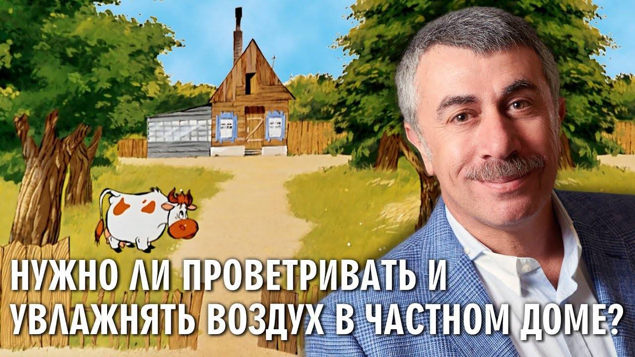 Вопрос доктору комаровскому: "нужно ли проветривать и увлажнять воздух в частном доме?"