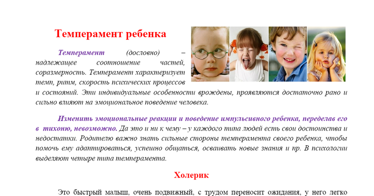 Как можно описать ребенка. Темперамент ребенка. Темперамент дошкольника. Характер темперамент ребенка. Типы темперамента у детей.