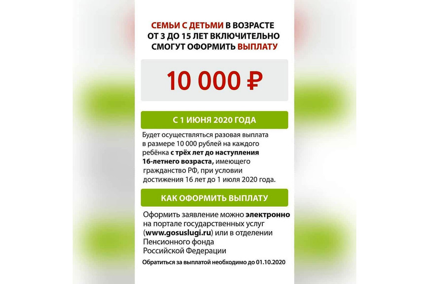 Как получить путинскую выплату 10000 рублей на ребенка от 3 до 16 лет? Разбираемся вместе с юристом