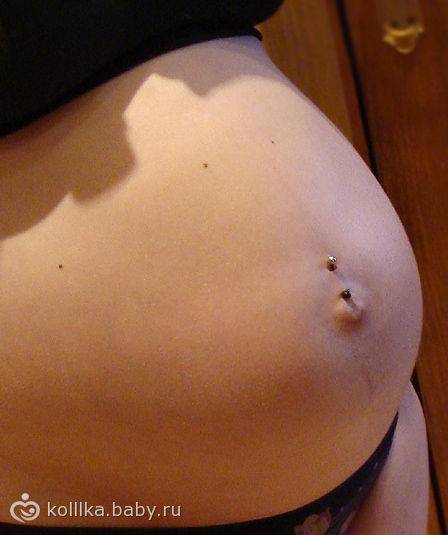 Пирсинг пупка во время беременности - врачебная тайна