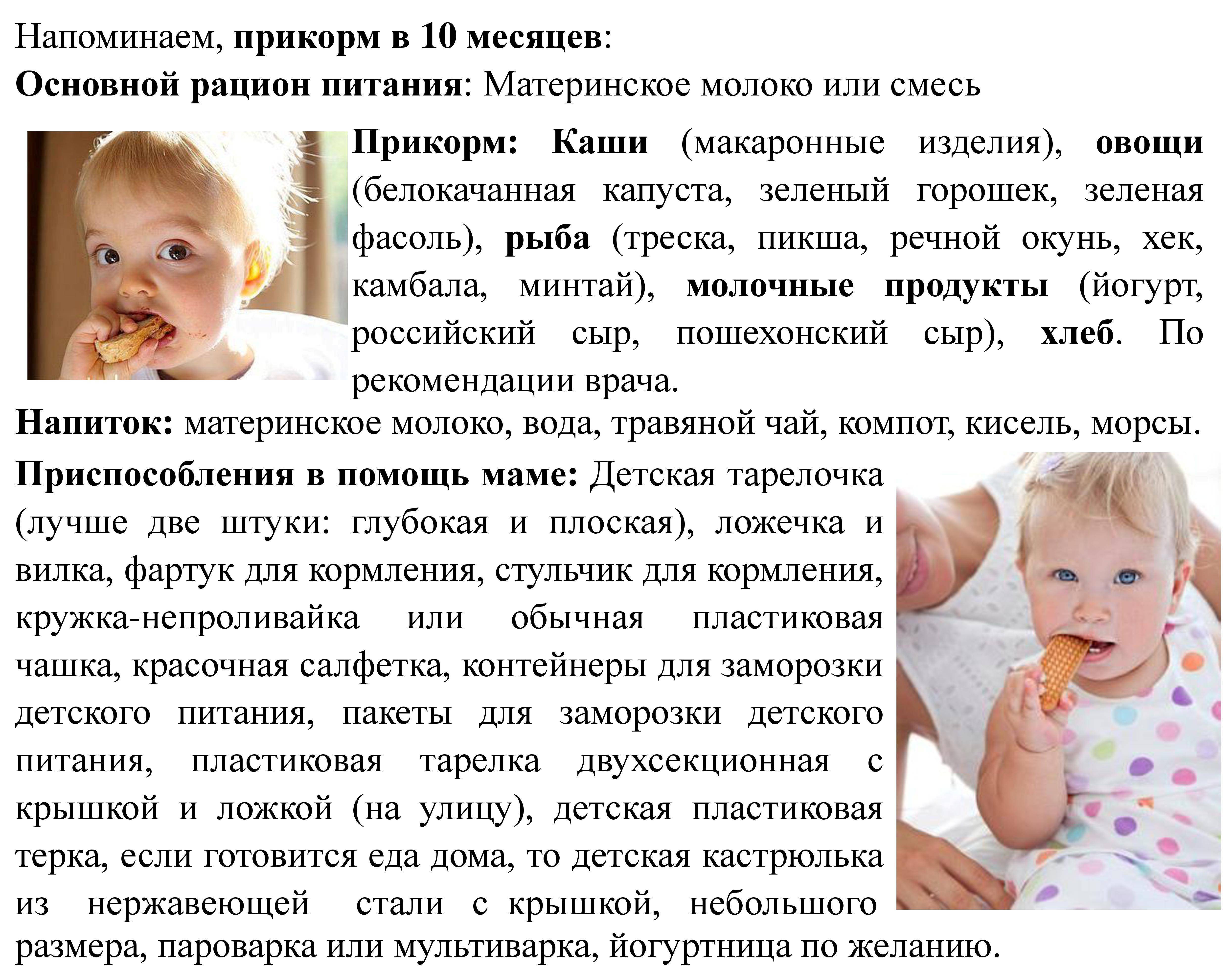 Что должен уметь каждый ребенок в 10 месяцев