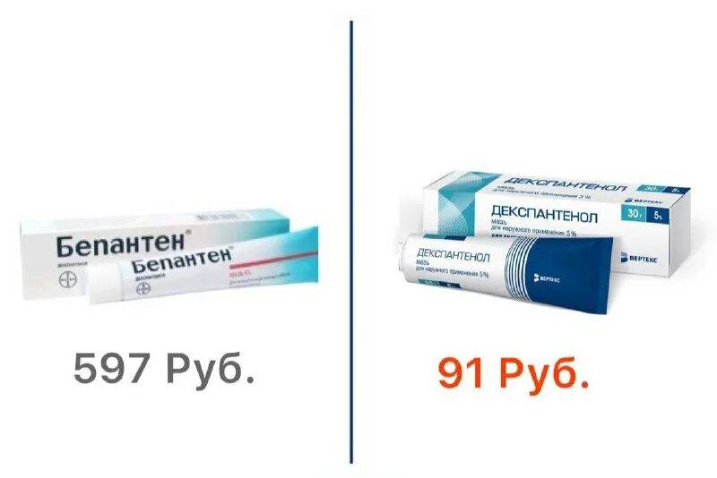 Дешевые аналоги бепантена: топ 6 заменителей для детей и взрослых