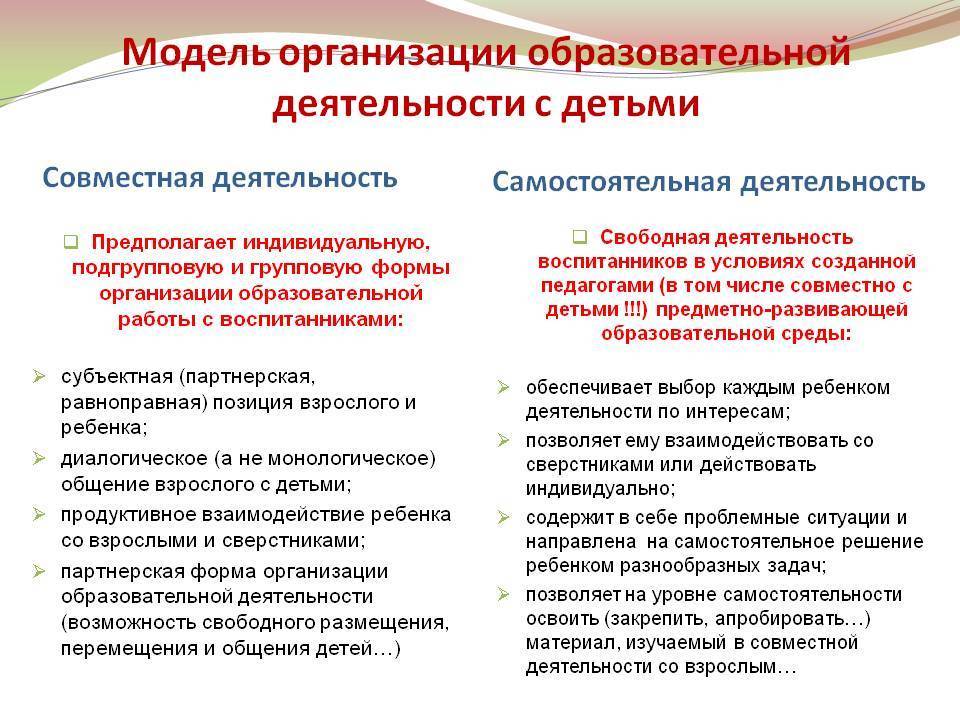Альтернативы детскому саду