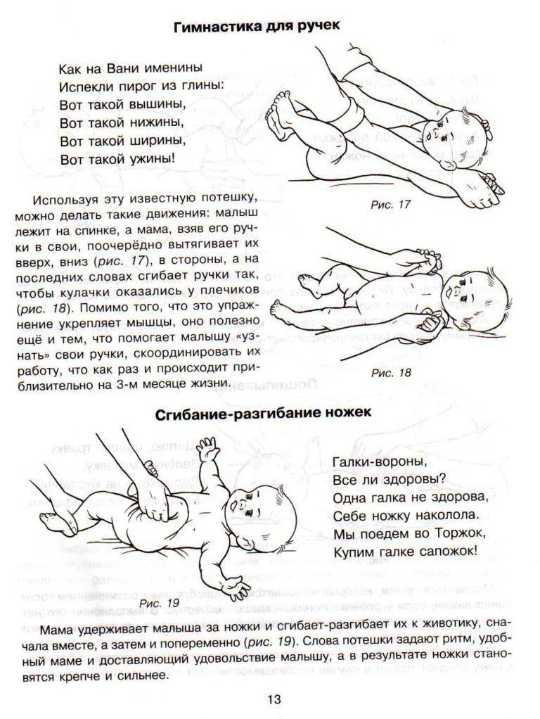 Гимнастика для новорожденных: полезные упражнения