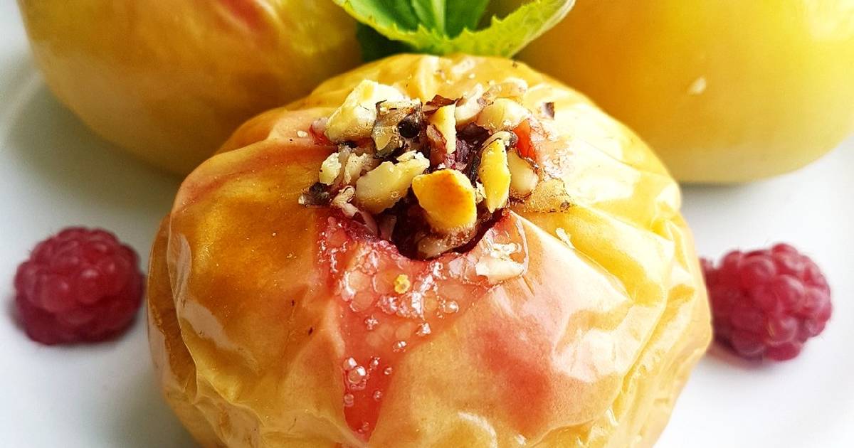 Как запечь яблоки в микроволновке, рецепты