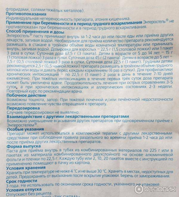 Энтеросгель: инструкция по применению для детей - как принимать, аналоги, дозировка, форма выпуска
