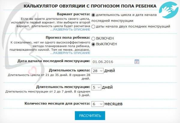 Рассчитать срок овуляции: калькулятор онлайн бесплатно