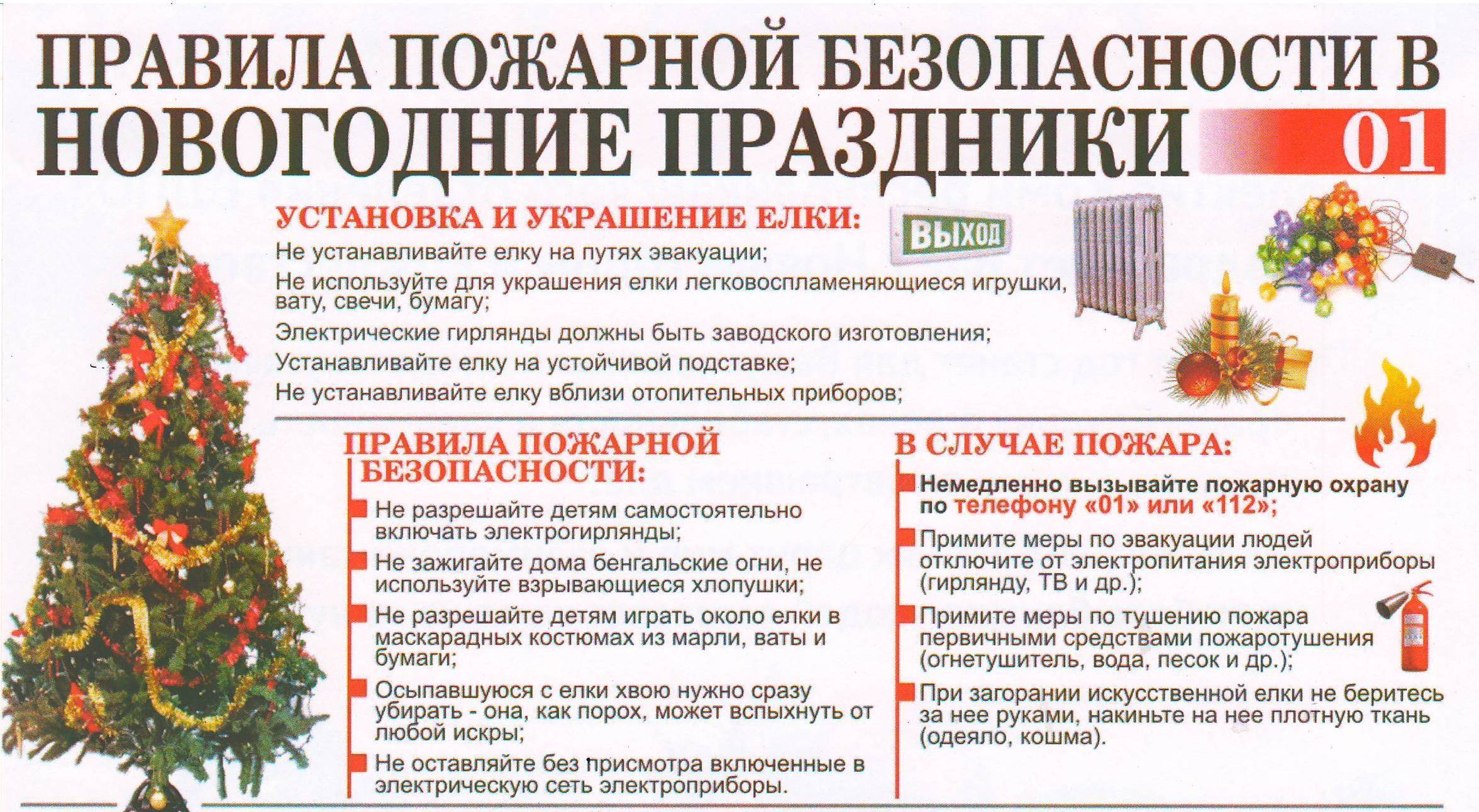 Правила безопасности во время новогодних праздников / новости / пресс-центр / администрация городского округа тольятти