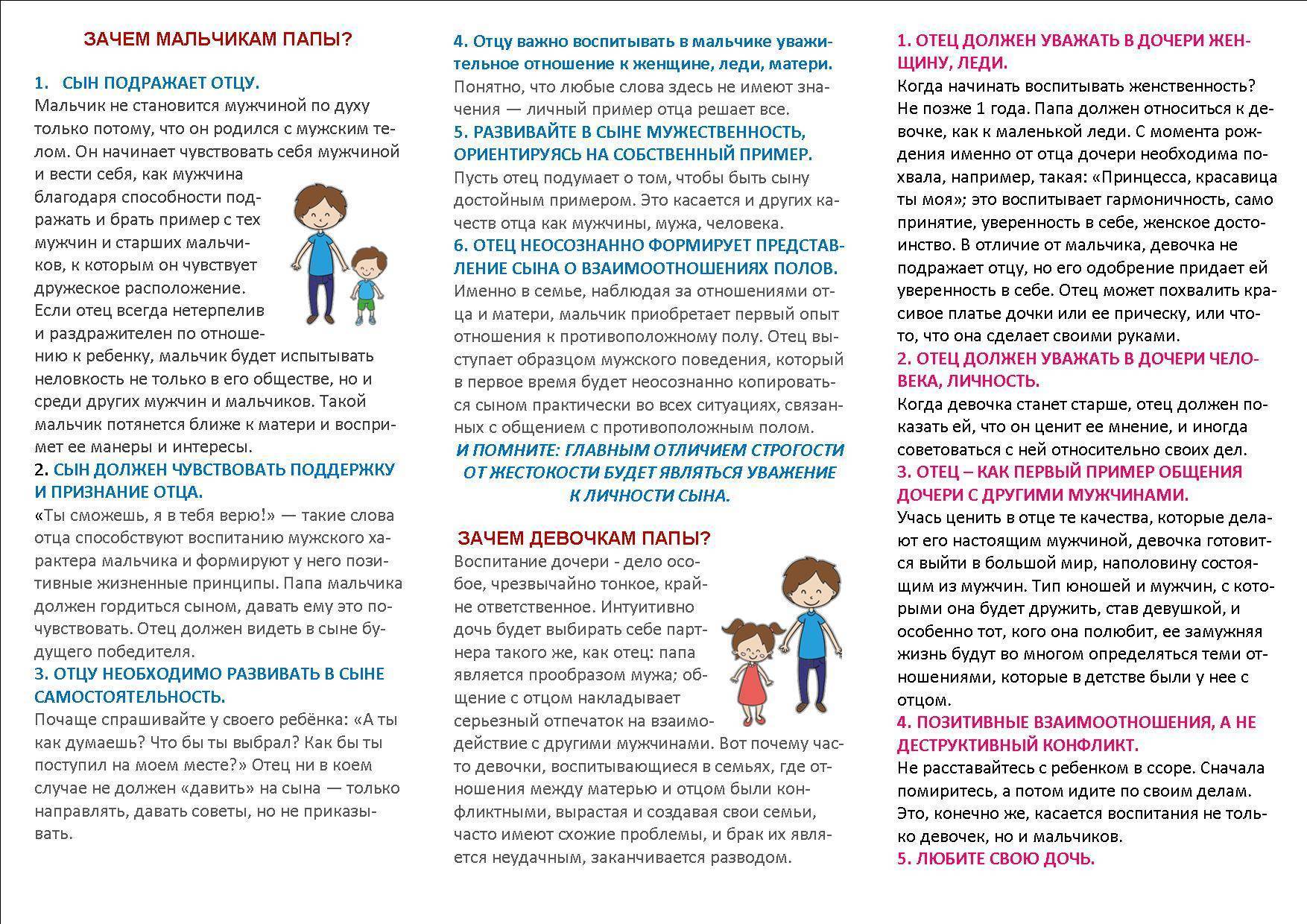 Как привлечь мужа к воспитанию ребенка
