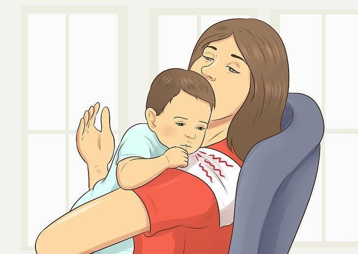 Как лучше держать ребенка после кормления. как правильно держать ребенка столбиком после кормления