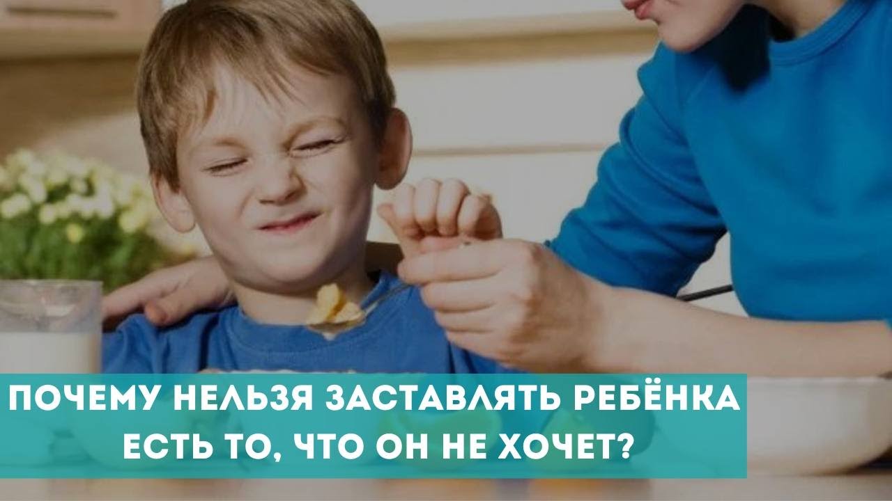 О еде. нельзя заставлять ребенка есть