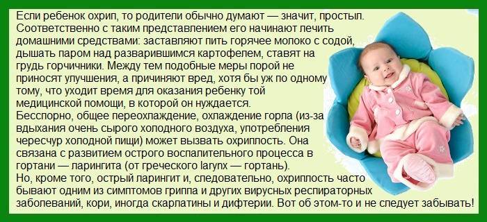 Почему могут возникать хрипы у грудного ребенка при дыхании?