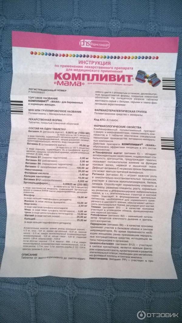 Компливит мама при грудном вскармливании: можно или нет, как принимать