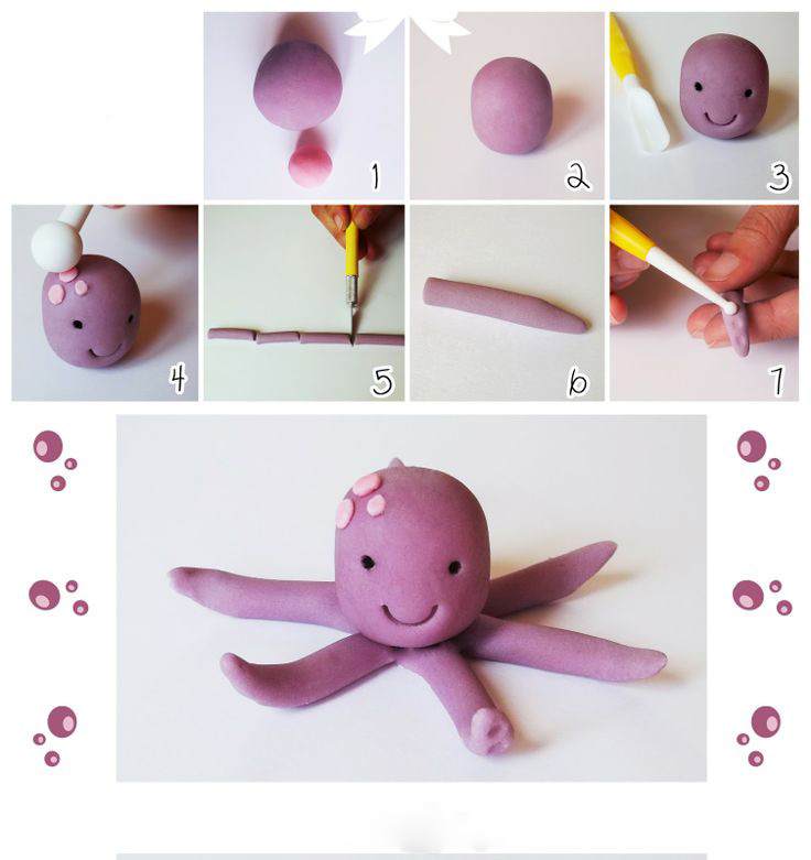 Лепка из пластилина для детей 3-4 лет в детском саду на тему зима, осень, весна. пошаговые инструкции