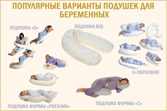 Как выбрать подушку для беременных