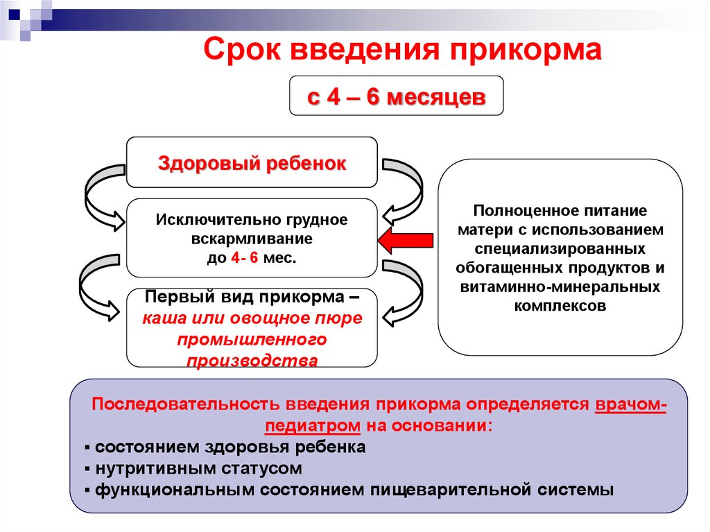 Программа оптимизации вскармливания детей первого года жизни в российской федерации