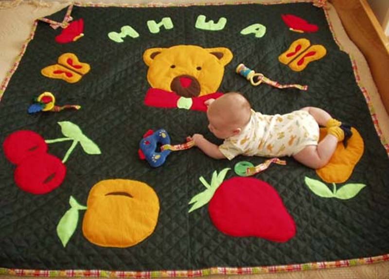 Делаем развивающий коврик для малыша своими руками | онлайн-журнал о ремонте и дизайне