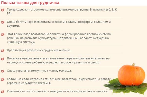 Тыква для грудничка — как приготовить, рецепт пюре, с какого месяца вводить в прикорм · всё о беременности, родах, развитии ребенка, а также воспитании и уходе за ним на babyzzz.ru
