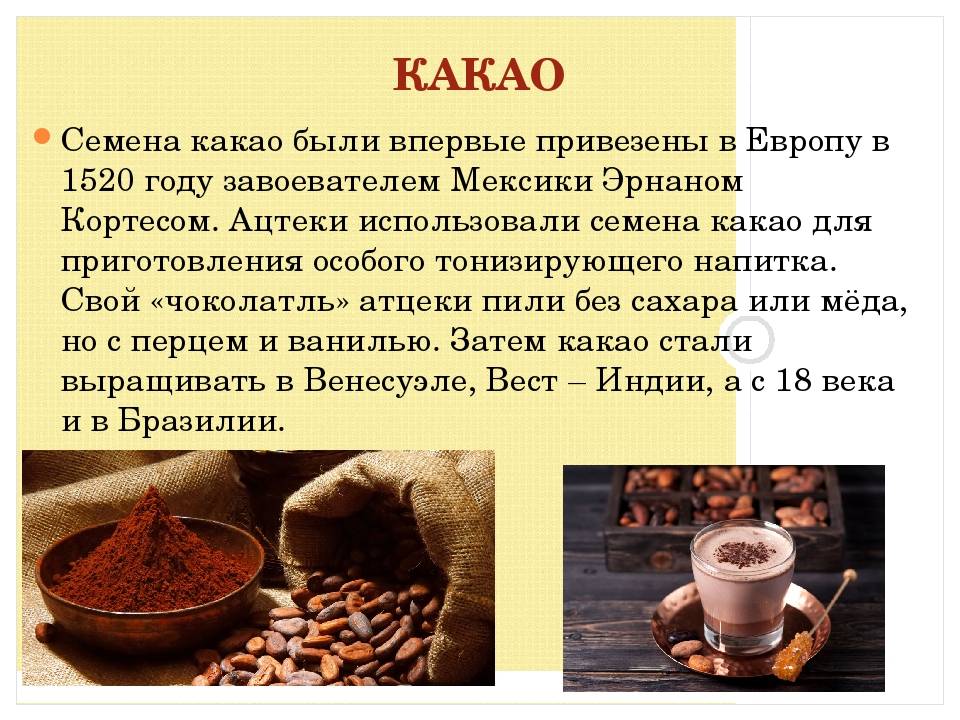 С какого возраста можно давать детям какао и как его готовить