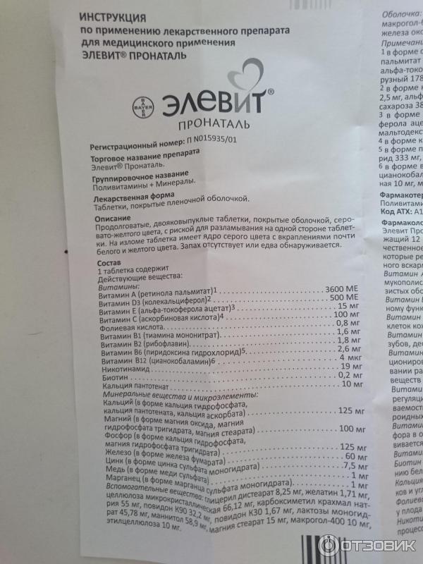 Витрум пренатал – витамины для беременных: состав препарата и инструкция по применению